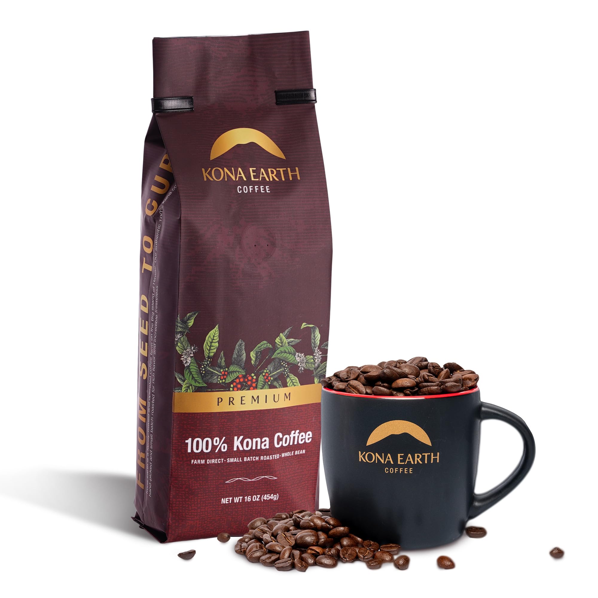 Amazon.com : KONA EARTH 100% Kona Premium Coffee, Dark Roast